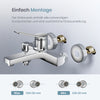 Duscharmatur aus Edelstahl mit ultra-flachem Auslauf & Wasserspar-Funktion