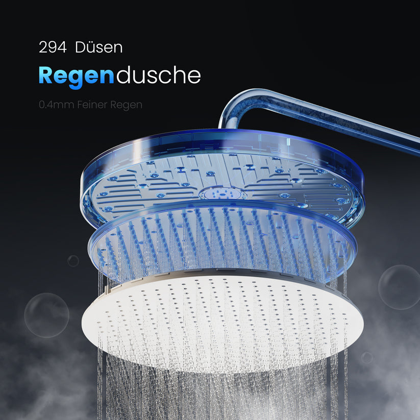 Duschsystem BubbleKids F23 Runde Regendusche - Chrom - Bild 4
