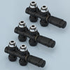 Multiblock-Heizkörperventil mit Thermostat, geeignet für G 1/2" & 15 mm Rohre