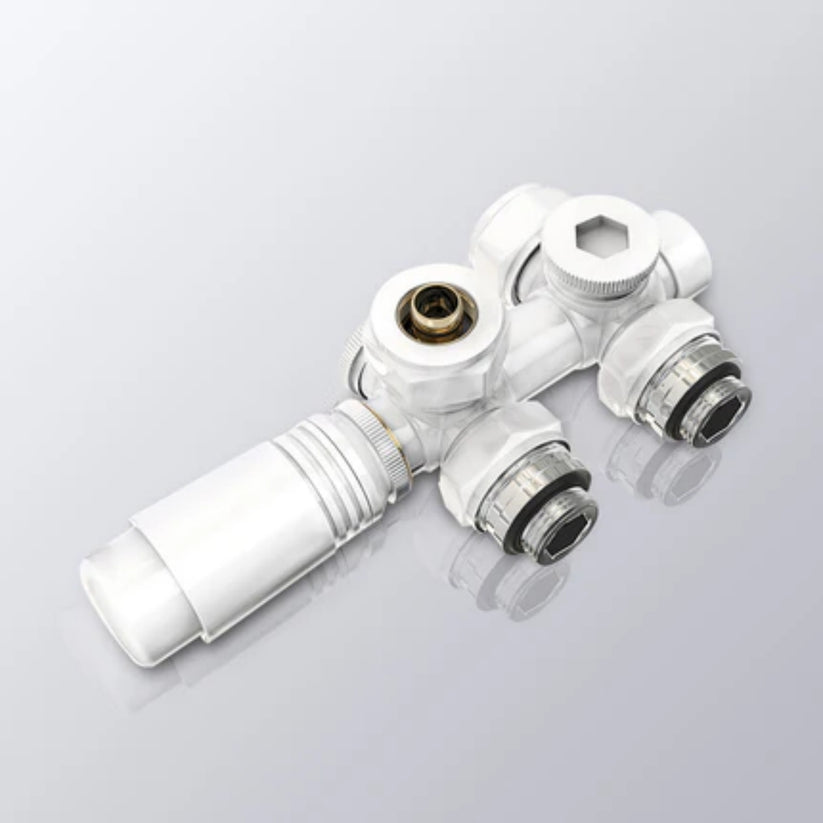 Heizkörperventil mit Thermostat, 7-stufig regelbar, aus Messing - Weiß / 1 - Bild 16