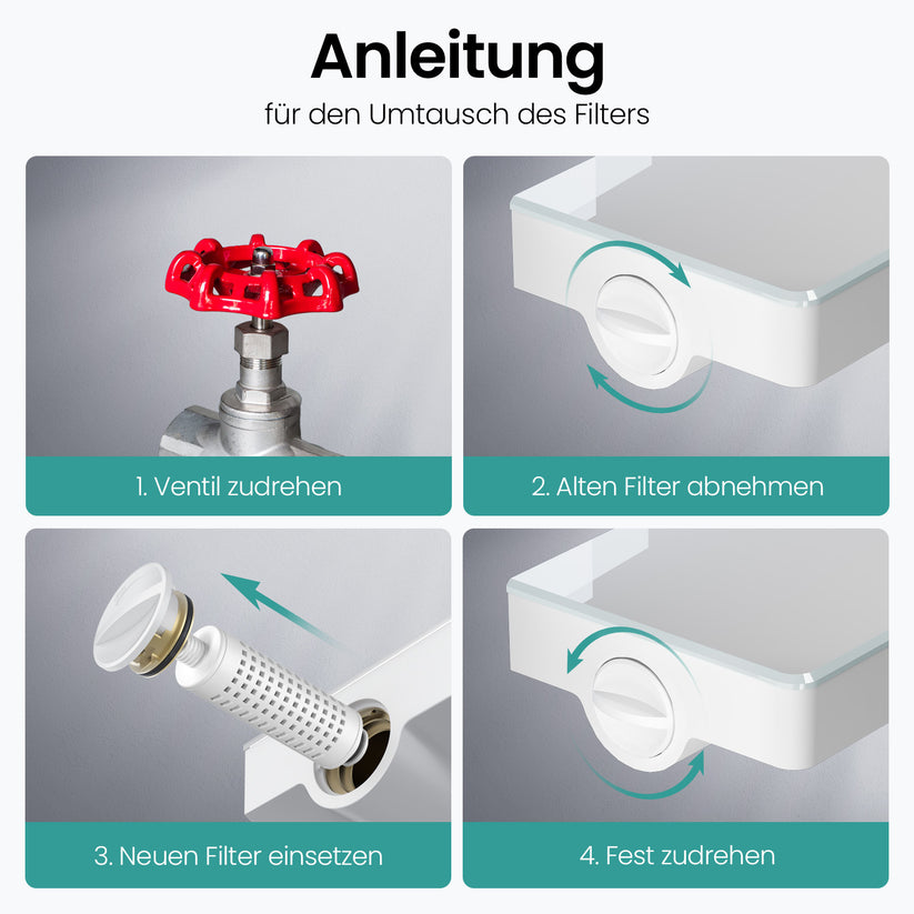 Ersatz-Duschfilter für Duschsystem - Bild 3
