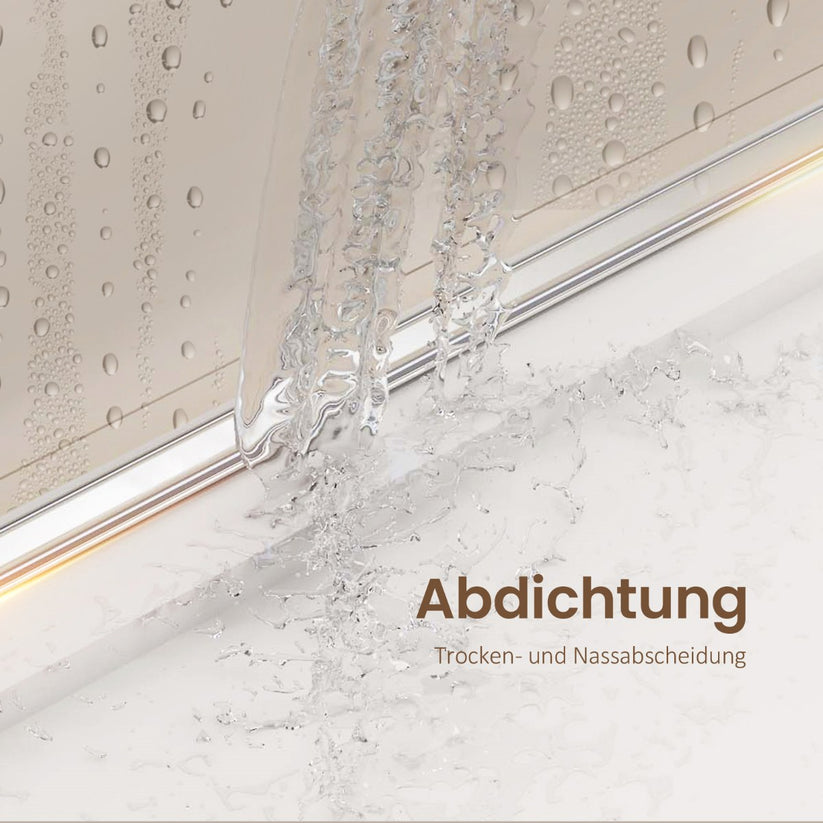 Eck-Duschkabine Pivenco FPD+FS 185cm - 80 x 185 cm / 70 x 185 cm - Bild 6