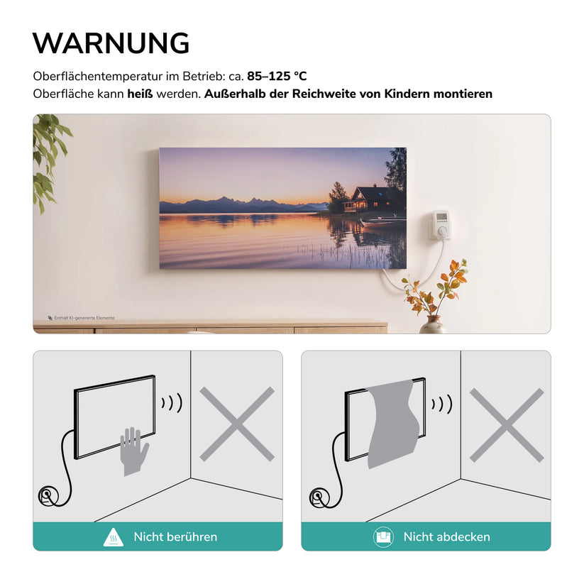 Elektroheizkörper Flatsim ERI - 1200 Watt / Dämmerung - Bild 9