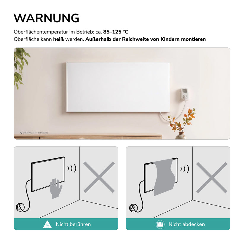 Elektroheizkörper Flatsim ERH - 1200 Watt / Standard - Bild 26