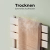 Elektrischer Handtuchheizkörper ESFTR – Flachrohr-Design, einseitig, rein elektrisch, mit Thermostat & Timerfunktion