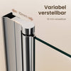 Eck-Duschkabine Folenco FBD+FMP, Höhe 185 cm