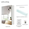 Bad-Spiegelschrank mit Soft-Close & kupferfreiem Spiegel, 50 × 65 cm