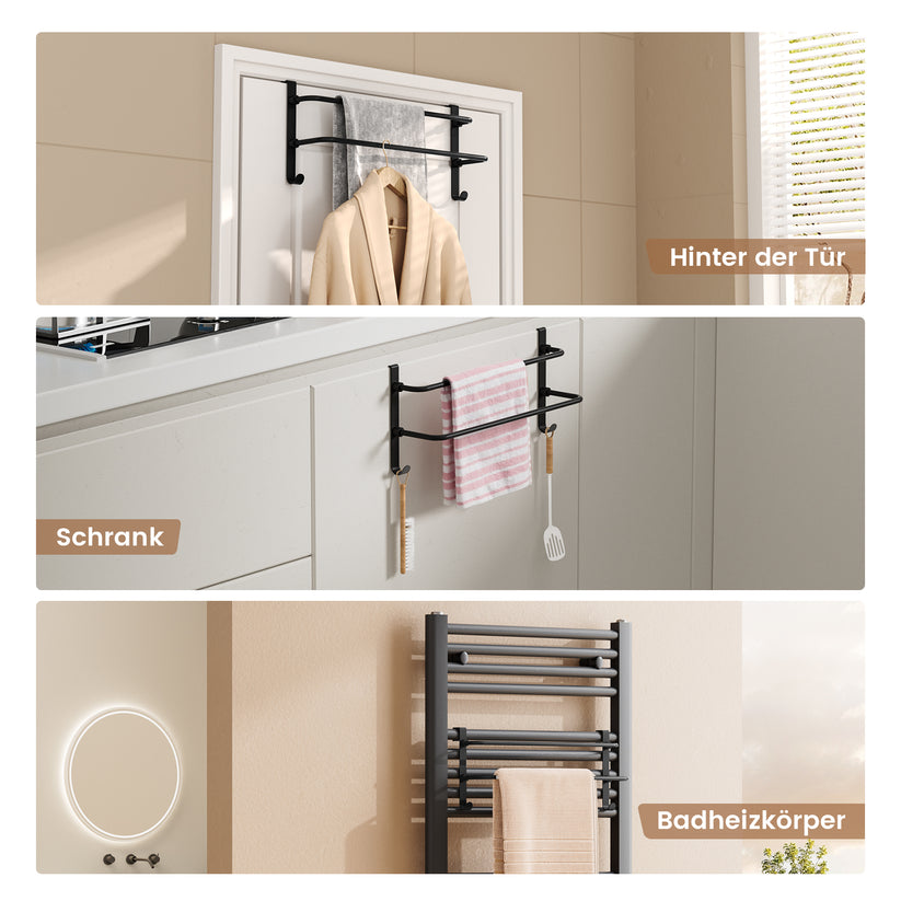 Handtuchhalter B05 - Schwarz - Bild 7