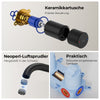 Wandarmatur mit Einhebelmischer & präziser Temperaturregelung