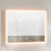 EMKE Badspiegel Wand “LeeMi π Lite” 80x60cm Warmweiß mit Wandschalter