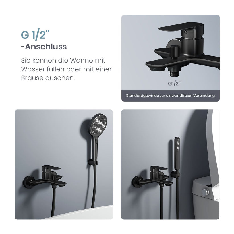 Duscharmatur Slimtrim XF27 Standard - Schwarz matt - Bild 15