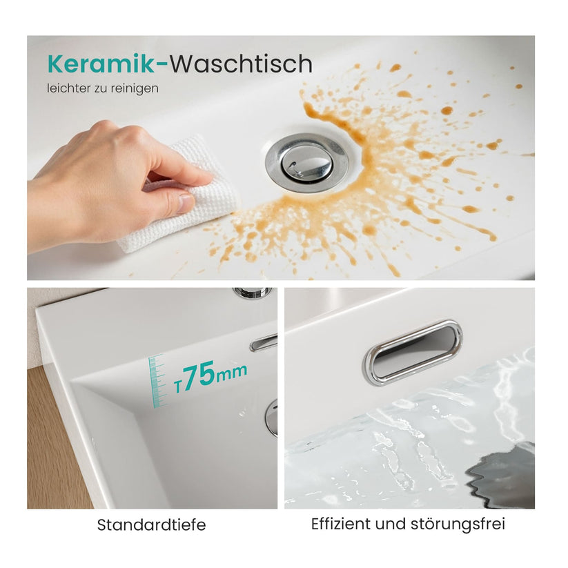Aufsatzwaschtisch Ceraedge CB01 - 51 x 36 x 13 cm - Bild 6