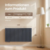Paneel-Heizkörper mit doppelter Heizfläche zur horizontalen Wandmontage