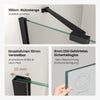 Duschwand für Walk-In-Duschen mit Nano-Beschichtung & 8 mm Sicherheitsglas