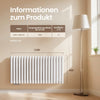 Paneel-Heizkörper mit doppelter Heizfläche zur horizontalen Wandmontage