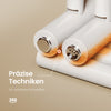 Warmwasser-Handtuchheizkörper aus Stahl, Rundrohr-Design, Seitenanschluss unten, verschiedene Größen
