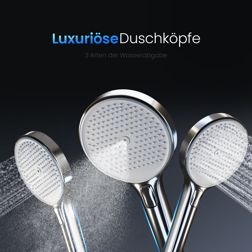 Duschsystem BubbleKids F23 Runde Regendusche - Chrom - Bild 5