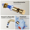 Wandarmatur mit Einhebelmischer & präziser Temperaturregelung