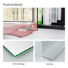 Bad-Spiegelschrank mit 2 Soft-Close-Flügeltüren & kupferfreiem Spiegel, 60 × 65 cm