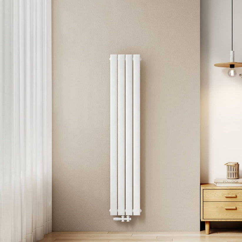 Heizkörper Flatrad FR Vertikal Einlagig - Weiß / 160 x 30 cm / Einlagig - Bild 5