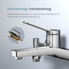 Duscharmatur aus Edelstahl mit ultra-flachem Auslauf & Wasserspar-Funktion