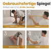 EMKE Wandspiegel mit Beleuchtung 3000K 4000K 6500K Dimmung Antibeschlag mit Touch 80 x 60 cm