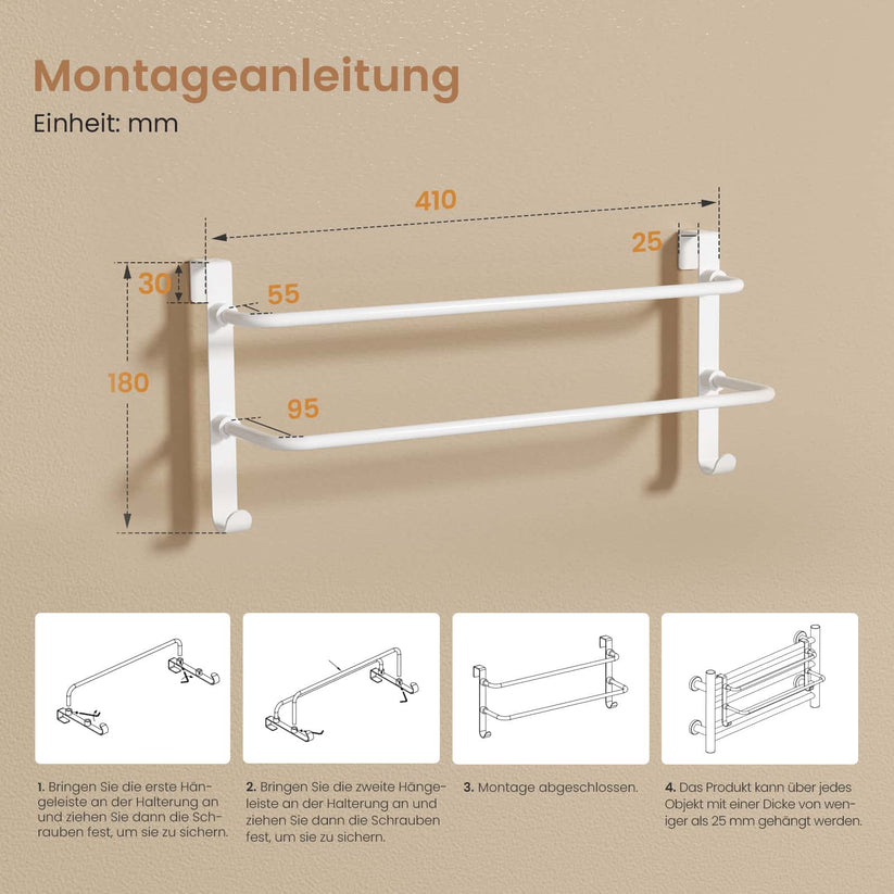 Handtuchhalter B05 - Weiß - Bild 20