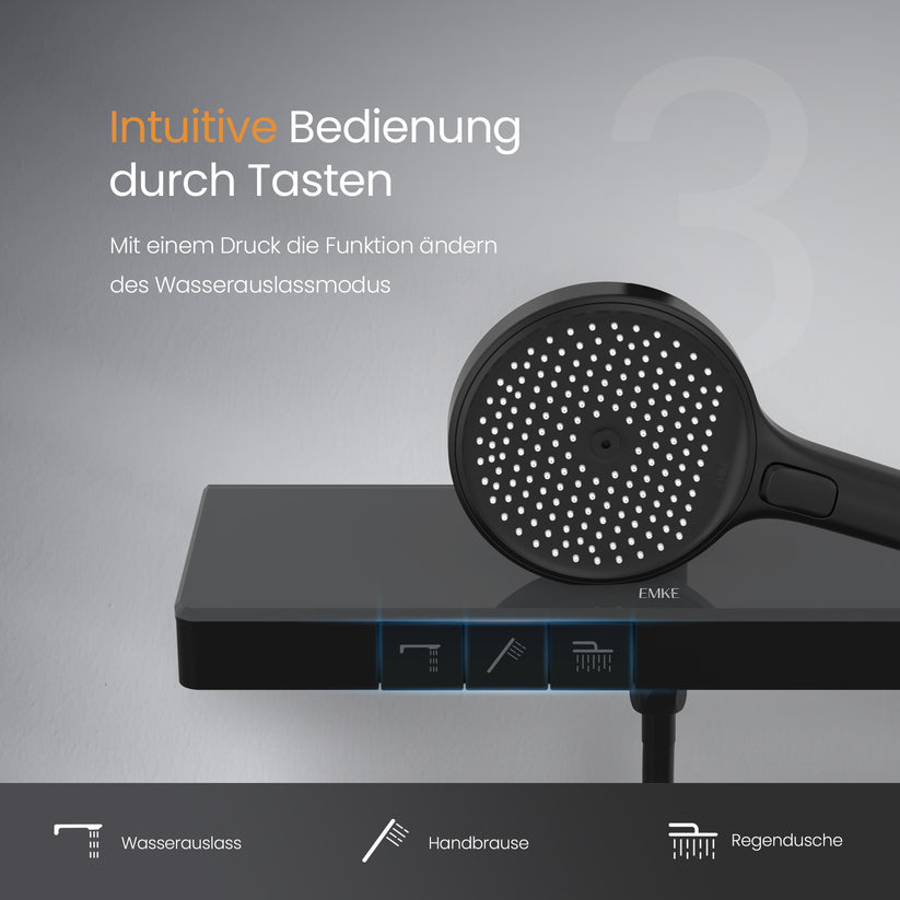 Duschsystem SleeFlow F22 - Schwarz matt - Bild 4