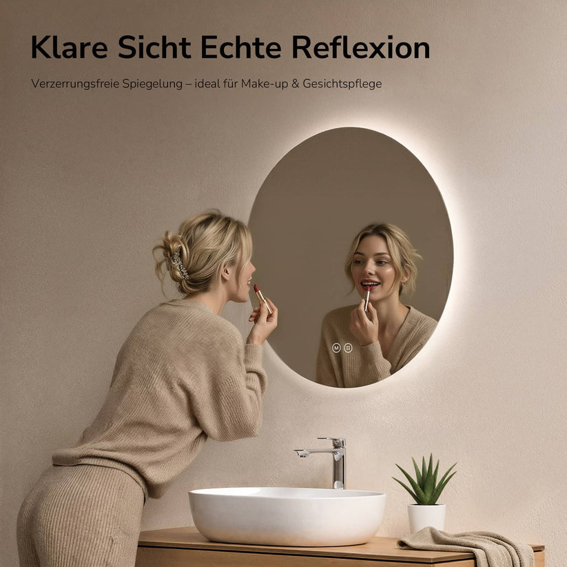 Badezimmerspiegel Glowrim OLM03 - Ohne Anti-Beschlag / 50 cm / 3000/4000/6500 - Bild 9