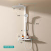 Duschsystem mit Thermostat, Glasablage & 3 Wasserfunktionen