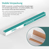 EMKE Schwallschutzleiste S04 Badezimmer, geeignet für 4–6 mm Glas (abreißbare Kante), Schwanzlänge 20 mm, Tropfreflektordichtung, verwendet für 4–6 mm Glas, Material PVC, Farbe klar.