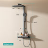 Duschsystem mit Thermostat, Glasablage & 3 Wasserfunktionen