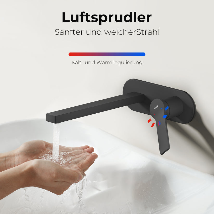 Einhebelmischer Wasserhahn XF22 - Schwarz matt - Bild 8