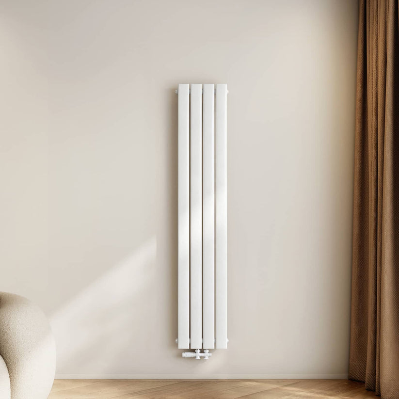 Heizkörper Flatrad FR Vertikal Einlagig - Weiß / 160 x 30 cm / Einlagig - Bild 4