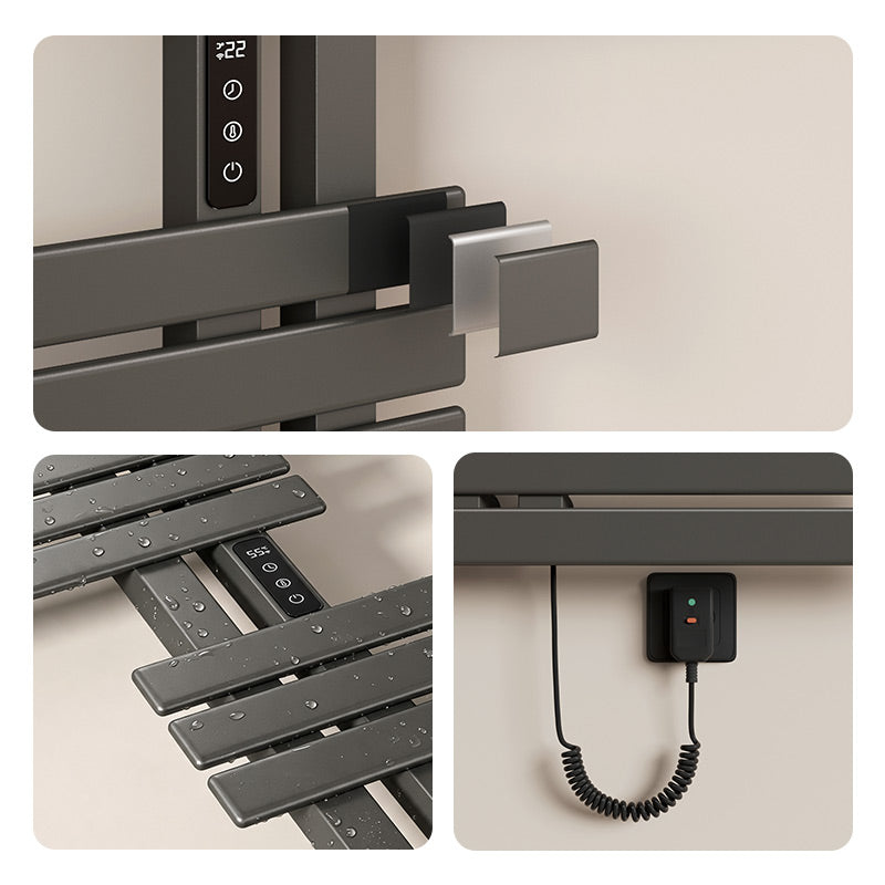 Handtuchheizkörper Flatrad PDFTR - Gunmetal - Bild 7