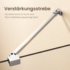 Duschabtrennung mit Drehfalttür für Eckeinbau, 195 cm hoch