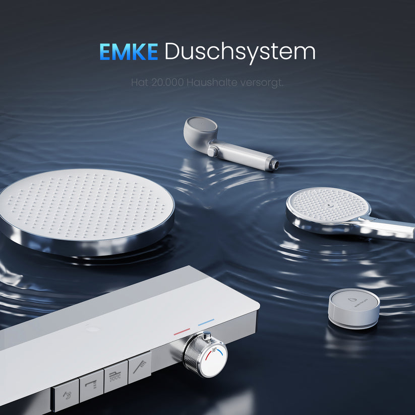 Duschsystem BubbleKids F23 Runde Regendusche - Chrom - Bild 6