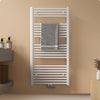 Badheizkörper mit Mittelanschluss zur vertikalen Montage, ideal als Handtuchtrockner