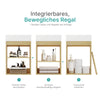 Badezimmerschrank mit Waschbecken und stoßgeschützter Tür