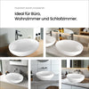 Ovales Keramik-Aufsatzwaschbecken mit glatter Oberfläche für moderne Bäder