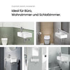 Keramik-Hängewaschbecken mit Armaturenbohrung, kompakt & flexibel für Gäste-WCs