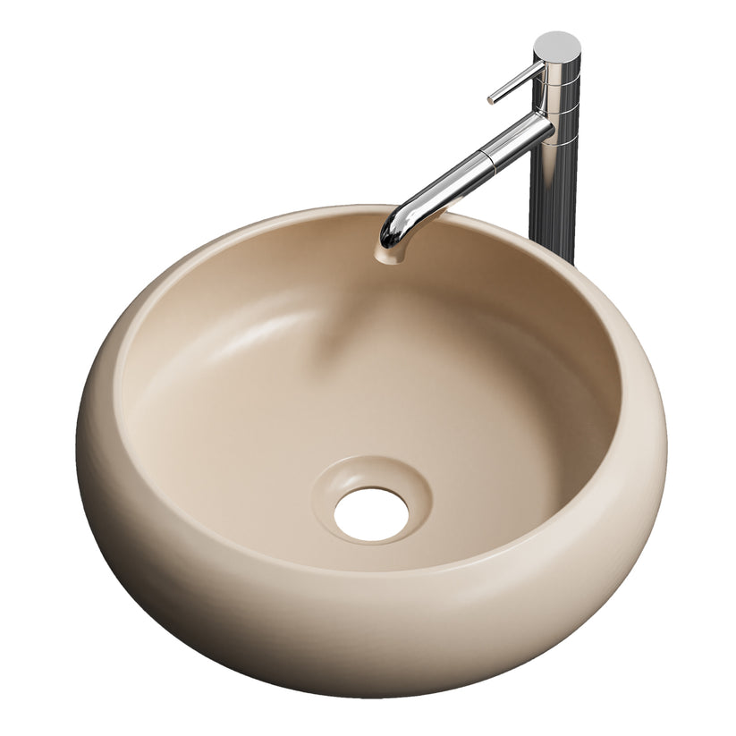 Aufsatzwaschbecken Ceraround CB11 - Beige matt - Bild 3