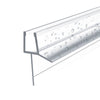 Duschdichtung mit Spritzwasserschutz, passend für 4–6 mm Glas