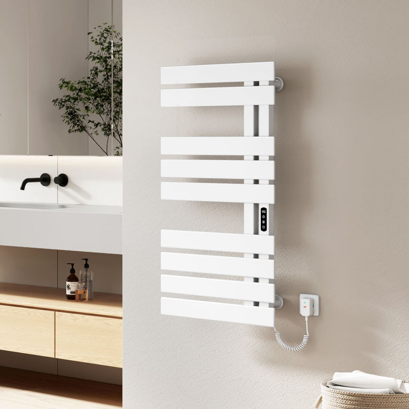 Handtuchheizkörper Flatrad ESFTR Elektrisch - Weiß / Rechts / 100 x 50 x 11 cm - Bild 21