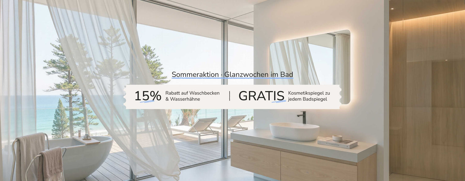 Emke Sommeraktion · Glanzwochen im Bad