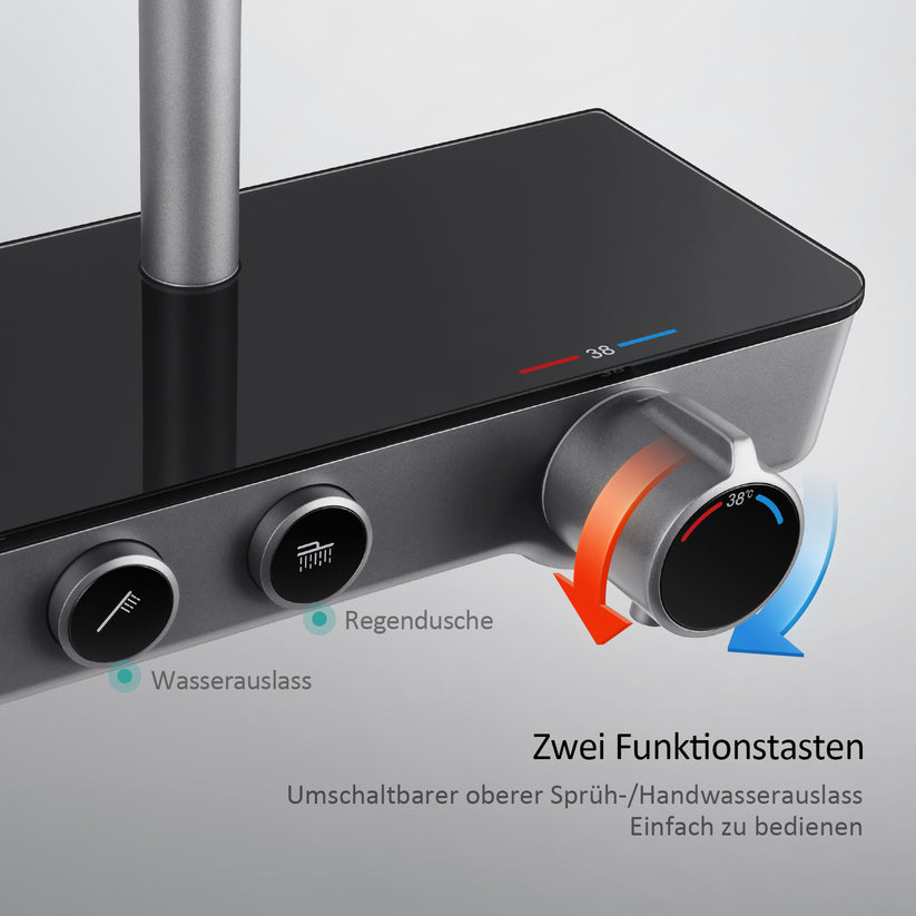 Duschsystem Orbflow F08 - Anthrazit - Bild 20