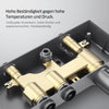 Duschsystem mit Thermostat, Glasablage & umschaltbarer Hand- und Kopfbrause