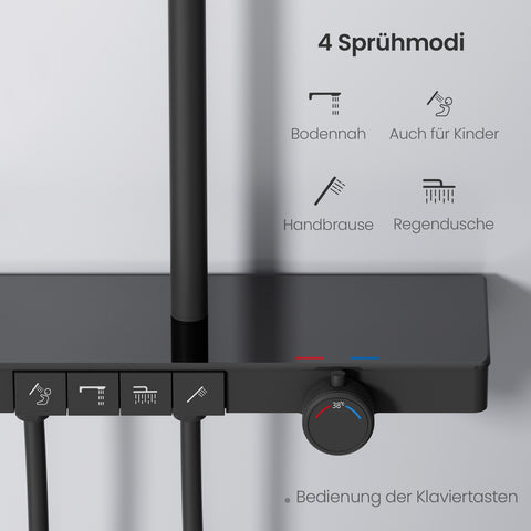 EMKE Duschsystem Duschgarnitur „F23