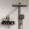 Duschsäule mit Thermostat, Regendusche & einstellbarem Wasserdurchfluss