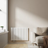 EMKE Flachheizkörper Horizontal Einlagig Seitenanschluss Wohnzimmer (Anthrazit/Weiß)